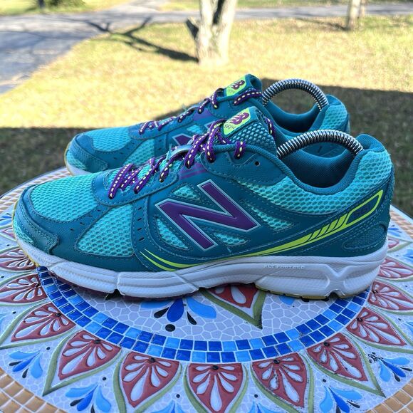 New Balance 561 v2 Women’s Size 9 Teal Purple Running Shoes WE561TY2 Comfort - Picture 3 of 10
